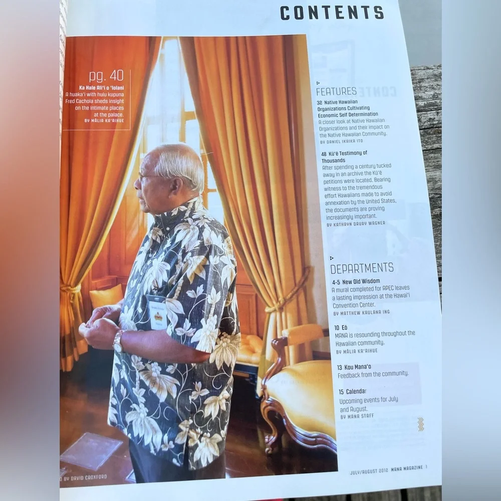 MANA The Hawaiian Magazine July/August 2012 Historic Series